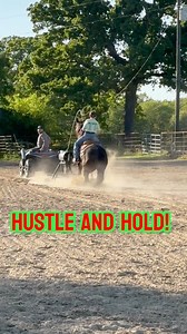Hustle and hold! 😱 #calfroping #breakawayroping #lessons #coaching #subcribe #train #horsetraining | Rodeo Gym