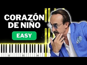 EASY Piano Tutorial | Corazón de Niño - Raul Di Blasio