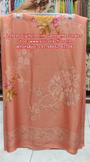 Premium Digital Print Georgette Sarees #siricollections #newarrivals #digitalprintsarees #buynow