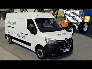 FS19 - Renault Master AgriFrot - NEW CAR MOD for Farming Simulator 2019 ROLEPLAY