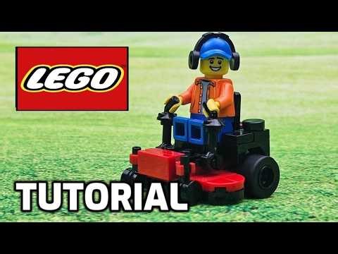 LEGO Tutorial - How to Build a Lawn Mower