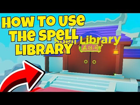 How To Use The Spell Library [Weapon Fighting Simulator]