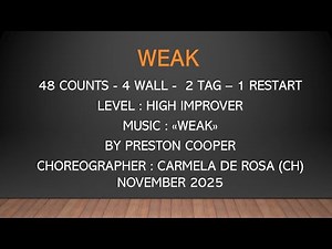 Weak Line Dance_Teach & Demo