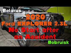 2020 Ford Explorer 2.3L Ecoboost No Start after Collision PCM DTC P025A