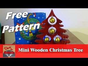 Mini Wooden Christmas Tree | Free Pattern