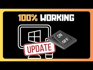 How To Disable and Enable Windows Update On Windows [EASY WAY]