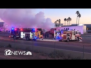 5 dead after fiery crash on I-10 near Chandler Blvd