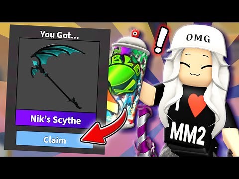 FREE NIK'S SCYTHE using SPRAY PAINT TRICK in MM2