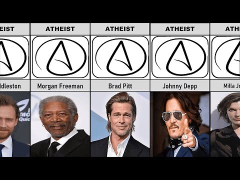 Most Famous ATHEIST Celebrities