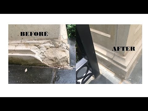 Exterior Cast Stone Repair - Exterior Limestone Repair - Kenilworth, IL 60043