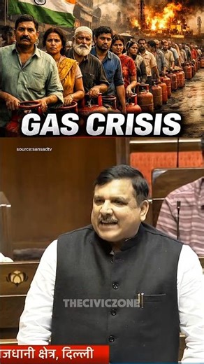 AAP MP Sanjay Singh raised the issue of crisis of gas cylinder