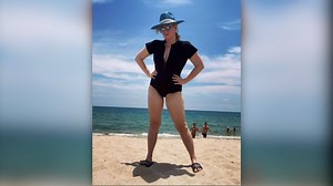 Rebel Wilson shows off new look in bathing suit