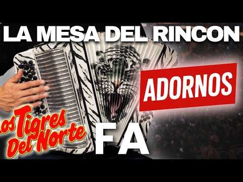 LA MESA DEL RINCÓN, ARREGLOS Ó ADORNOS FÁCILES, ACORDEON DE FA, EXCELENTE TUTORIAL