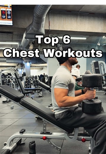 Top 6 workouts that I rotate throughout the week (hitting chest twice a week) Incline dumbbell press Weighted dips Flat bench press Incline bench press Pec Dec Cable flys #chestworkout #gymtok #workoutideas #motivation