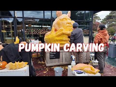 Giant Pumpkin Carving by Adam Bierton