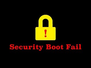 ⛔️ ERROR - Secutity Boot Fail ✅ (acer notebook)