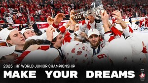 The 2025 #WorldJuniors is coming back to Canada, where hockey dreams are born!🇨🇦🙌 #IIHF | International Ice Hockey Federation (IIHF)