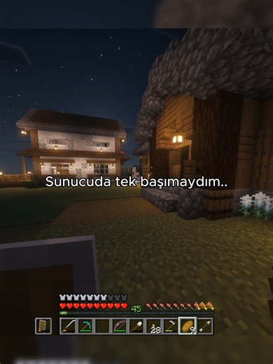 Yalnız değilmişim.. 🐔​🥀 #minecraft #horror #funnymoments #survival
