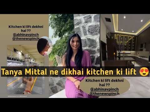 Tanya Mittal showed her kitchen lift😍 #tanyamittal #biggboss19 #kitchenlife #hometour #bb19