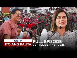 UNTV: Ito Ang Balita Weekend Edition | September 13, 2025