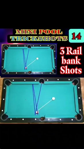 MINI POOL TRICKSHOTS 14 #shorts