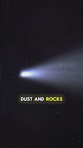 Comets are ball of ice and rocks melting in space