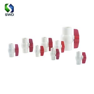 [Hot Item] Custom Design Socket Connection PVC Valves PVC Octagonal Ball Valve for Agriculture with PVC Ball