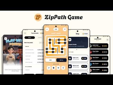Can You Solve These? 🧩 ZipPath – The Most Engaging IQ Puzzle App 🚀