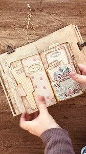 Junk Journal, Page, Pockets, No. 1, Folio, Folder, Shabby, Pink, Insert, Kit, Vintage, Pocket, My Porch Prints, Digital, Download, Printable - Etsy