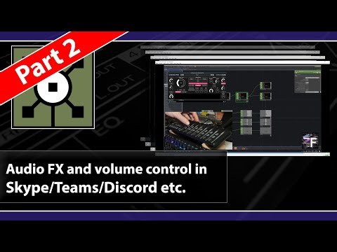 TouchDesigner - Adding FX and volume control to voice chat