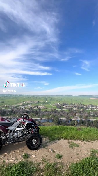 Enjoying a Great Day for Riding Motorcycles