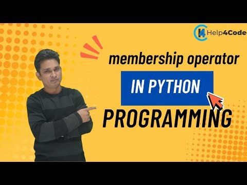 What is membership operator in python programming #python #programming #coding