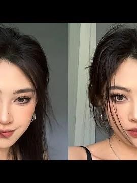 fox cat eye ulzzang korean douyin makeup tutorial 🤍 smokey