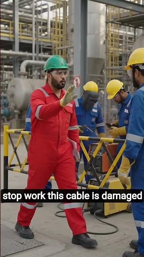 Unsafe Welding Machine? Stop the Job Immediately #hse #safetyexpo #industrialsafety #hsetraining