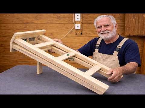 You won't believe this ladder was made by a skilled carpenter!