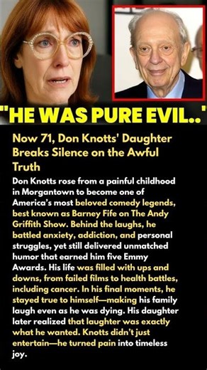 Now 71, Don Knotts' Daughter Breaks Silence on the Awful Truth#shorts