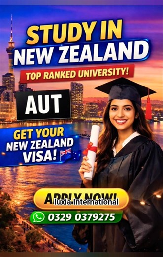 Study in New Zealand | Auckland University of Technology AUT | Apply with Luxvia International