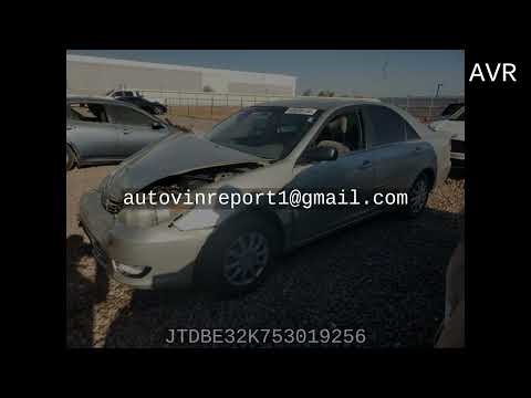 JTDBE32K753019256 2005 Toyota Camry Le