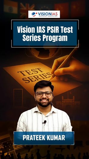 Vision IAS on Instagram: "Vision IAS PSIR Test Series Program "Ready to master PSIR Optional? Join our Test Series Program! 🎯 ✅ Learn through Unit, Sectional and Full length tests that decode Examiner expectations. ✅ Strengthen your preparation with a structured, evaluation-based test series. ✅ Get expert feedback, improve answer writing, and boost your score. Join Vision IAS and turn preparation into performance! #PSIROptional #UPSCPreparation #VisionIAS #UPSCMains #TestSeries #UPSCStrategy #U