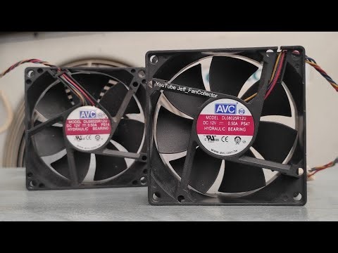 AVC Fan DL08025R12U (Type 2) 4700rpm 12V 0.50A 4wire 8025 HB Made In Taiwan