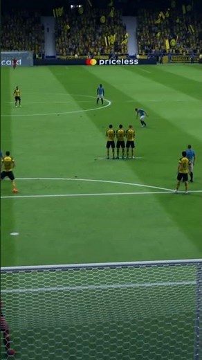 fifa 19 free kick goal #playstationgamer #gaming #football