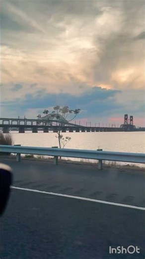 Bayonne Bridge, New Jersey: Evening sky #america #newjersey #bayonne #travel #shorts