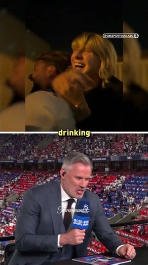 Just some pre #UCLFinal preparation from Micah and Jamie 🤣🎉 #UCLToday #PSGvsArsenal #ChampionsLeague