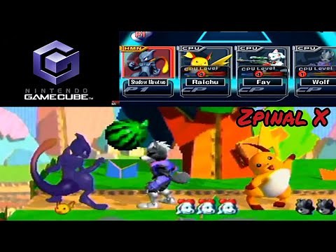 SMASH BROS MELEE HACK - NEW CHARACTERS - NINTENDO GAMECUBE