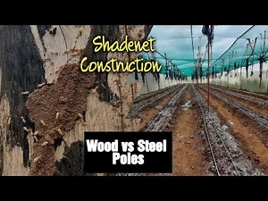 Shadenet Construction Revisited : Perspectives on the type of net and poles to use.