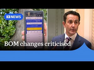 Qld govt criticises new Bureau of Meteorology website after severe storm | ABC NEWS