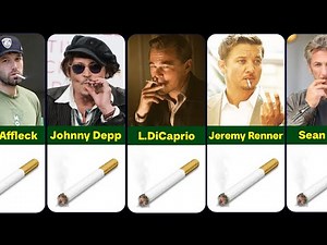 Top 40 Hollywood Actors You Didn't Know Smoke Cigarettes!