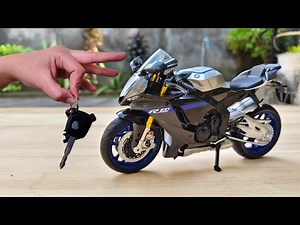 Unboxing of Yamaha YZF-R1 Scale 1:12 Model | Collectible | Miniature | DIY | RP TOYS |