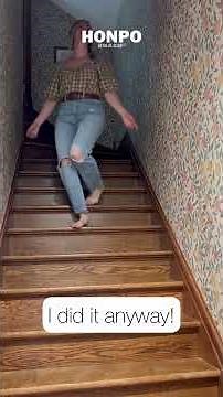 How to Hang Wallpaper on a High Staircase