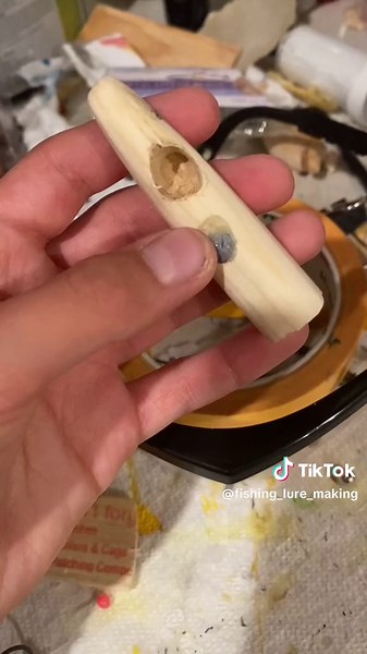 Wooden popper lure #popular #fyp #fishing